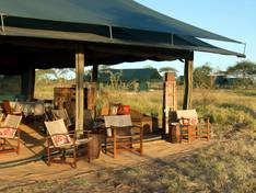 Chaka Camp in de Serengeti, Tansania